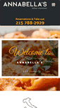 Mobile Screenshot of annabellarestaurant.com